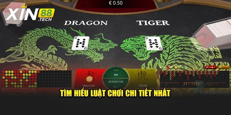 Luật chơi game bài rồng hổ đơn giản nhất